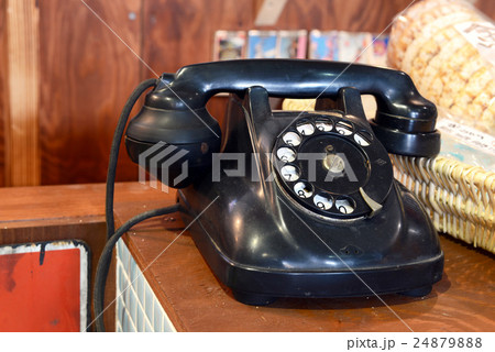 レトロな黒電話 レトロな黒電話 24879888