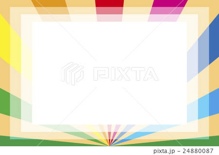 背景素材壁紙,写真枠,フォトフレーム,虹色,レインボーカラー,コピースペース,カラフル,楽しい,名札 背景素材壁紙,写真枠,フォトフレーム,虹色,レインボーカラー,コピースペース,カラフル,楽しい,名札 24880087