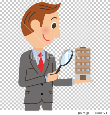 Men who are assessing homes 24880971