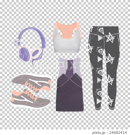 矢量 運動裝 耳機 24882414