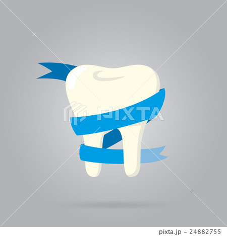 Tooth logo isolated, raster Tooth logo isolated, raster 24882755