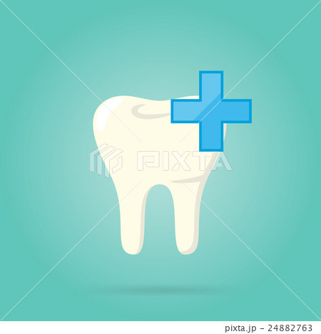 Tooth logo isolated, raster Tooth logo isolated, raster 24882763
