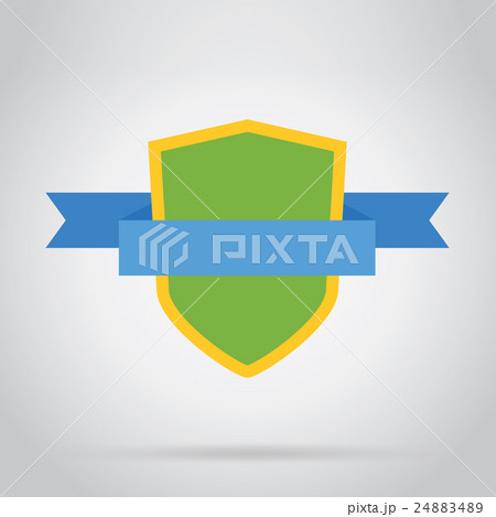Abstract isolated badge, label or sticker, raster 24883489