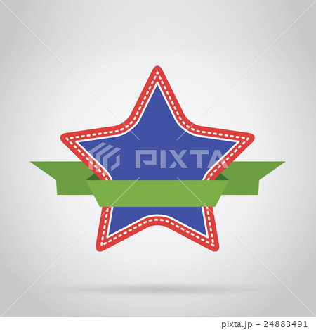 Abstract isolated badge, label or sticker, raster Abstract isolated badge, label or sticker, raster 24883491