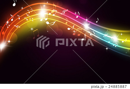 Music Dance and Party Multicolor Background 24885887