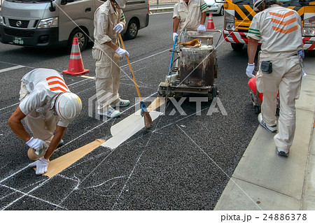 道路工事 道路工事 24886378