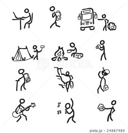 Trip adventure and entertain pictogram cartoon Trip adventure and entertain pictogram cartoon 24887484