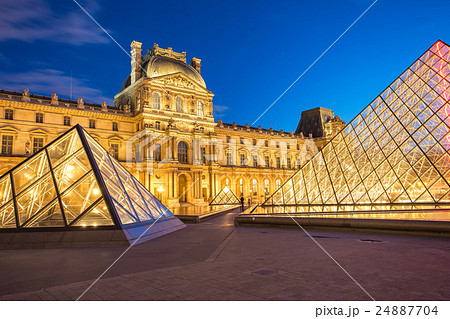 Louvre Museum in central of Paris, France. 24887704