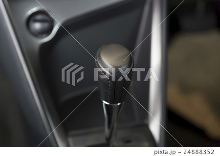 automatic gearstick of new car 24888352