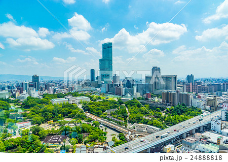 【大阪府】大阪の街並み 24888818