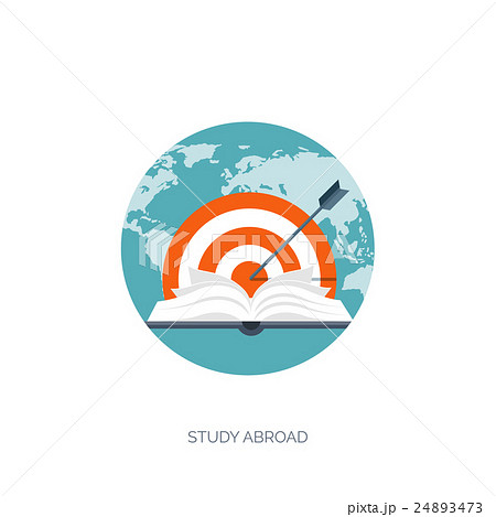 Vector illustration. Flat header.Distance 24893473