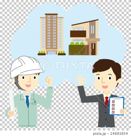 Real estate salesman and architect Real estate salesman and architect 24893854