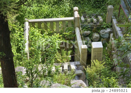 安居の清水　かんしづめの井　安井神社 24895021