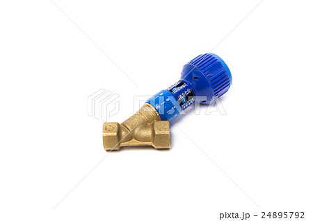 Balancing valve isolated on white background Balancing valve isolated on white background 24895792