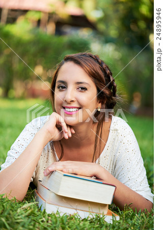 student girl with books 24895946
