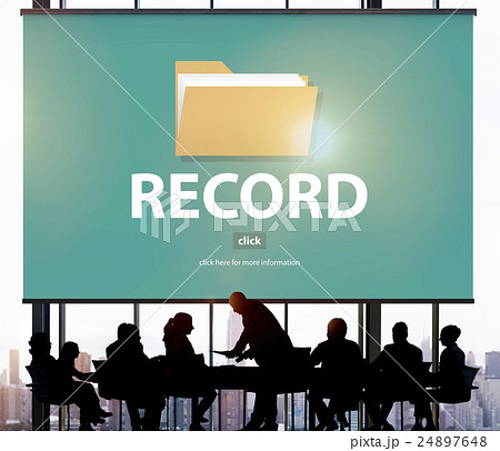 Record Confidential Privacy Infomation Data Concept 24897648