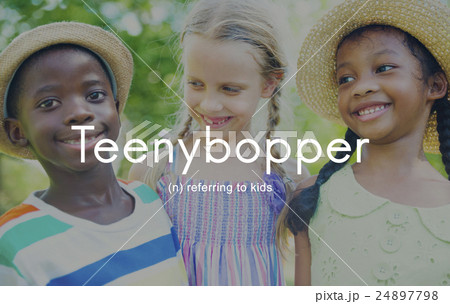 Teenybopper Young Children Youth Kids Concept Teenybopper Young Children Youth Kids Concept 24897798