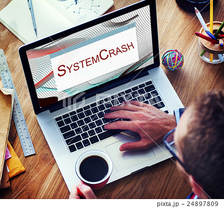 Error Halted System Disconnect Caution Concept Error Halted System Disconnect Caution Concept 24897809