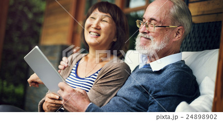 Couple Adult Happiness Laughing Holiday Concept 24898902