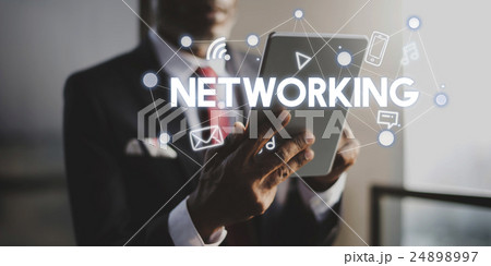 Social Networking Global Communications Technology Connection Concept Social Networking Global Communications Technology Connection Concept 24898997