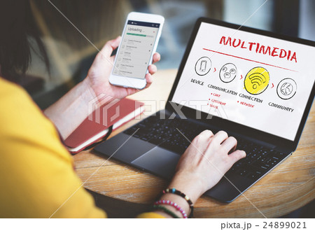 Internet Multimedia Technology Networking Concept Internet Multimedia Technology Networking Concept 24899021