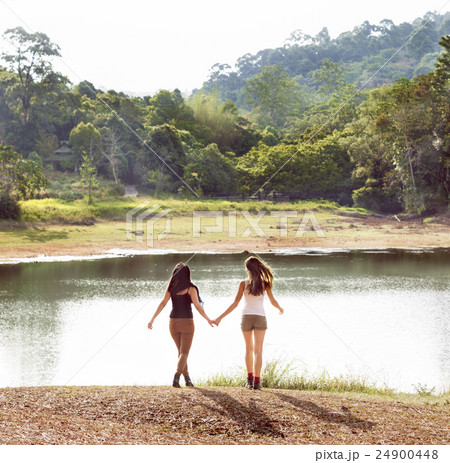 Adventure Backpacker Camping Traveler Trip Concept 24900448