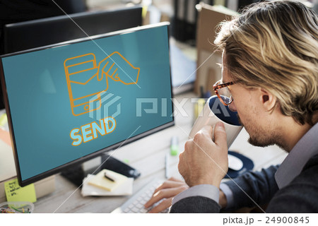 Electronic Mail Technology Email Graphic Concept 24900845