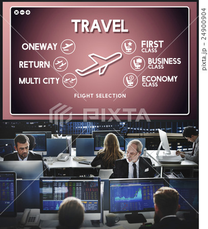 Flight Information Selection Tourism Transport Concept 24900904