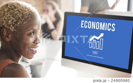 Financial Trade Economics Financial Graphic Concept 24900980
