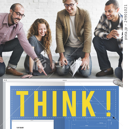 Think Thinking Design Creative Ideas Concept Think Thinking Design Creative Ideas Concept 24901021