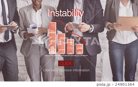 Problems Risk Deflation Depression Bankruptcy Concept 24901364