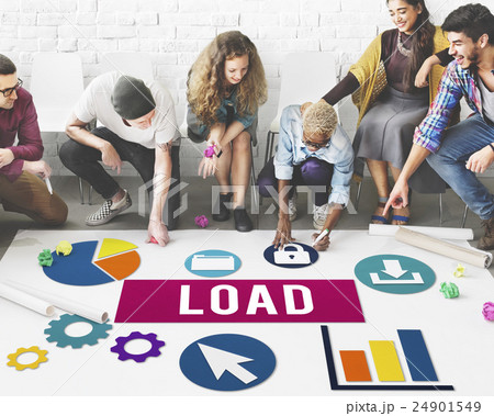 Load Downloading Online Internet Concept Load Downloading Online Internet Concept 24901549