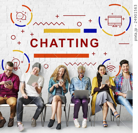 Chatting Communication Message Online Concept 24901563