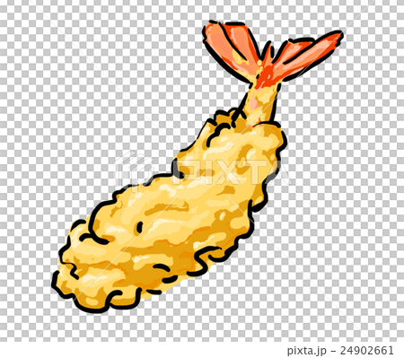 天ぷら 海老 イラストのイラスト素材