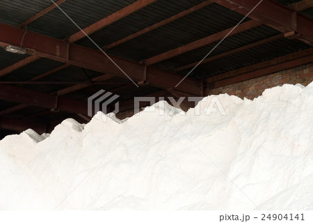 piles of salt in a storage piles of salt in a storage 24904141