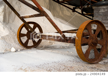 piles of salt in a storage piles of salt in a storage 24904149