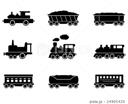 set train icons 24905420