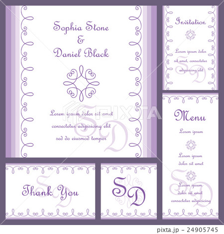Wedding card set 24905745