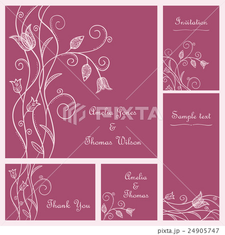 Wedding card set 24905747