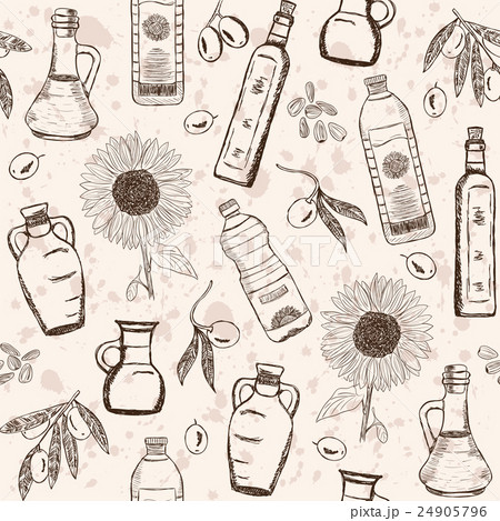 Oils seamless pattern 24905796