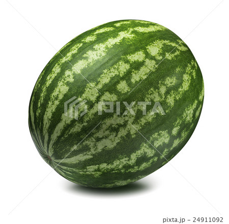 Whole watermelon isolated on white background Whole watermelon isolated on white background 24911092
