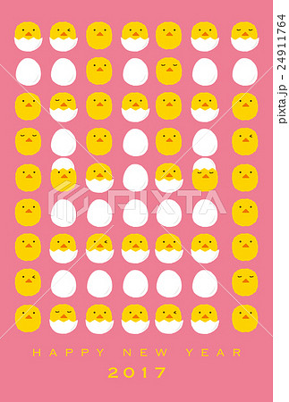 年賀状　酉年 24911764