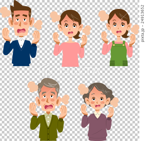 男性と女性の発熱 24913652