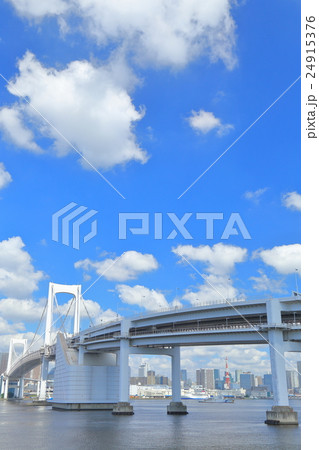 東京 都市風景 【お台場・レインボーブリッジ】 東京 都市風景 【お台場・レインボーブリッジ】 24915376