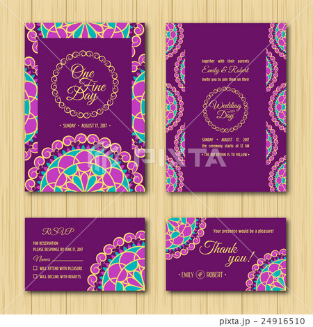 Save the date and RSVP cards Wedding invitation Save the date and RSVP cards Wedding invitation 24916510
