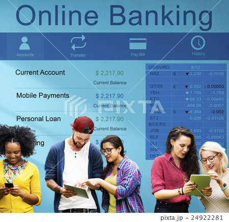 Online Banking Technology Ecommerce Commercial Concept 24922281