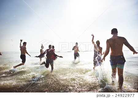 Friendship Happiness Beach Summer Holiday Concept 24922977