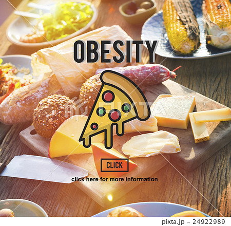 PIzza Slice Junkfood Obesity Calories Concept 24922989
