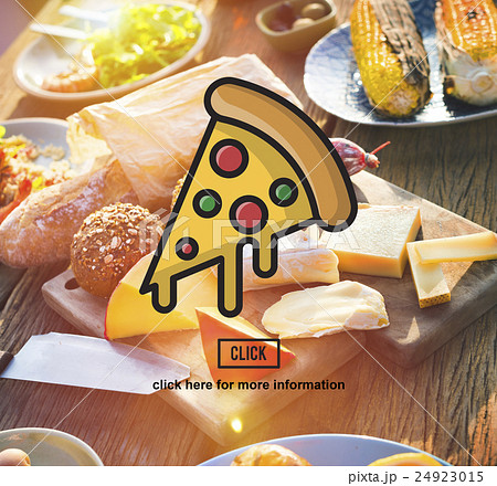 PIzza Slice Junkfood Obesity Calories Concept 24923015