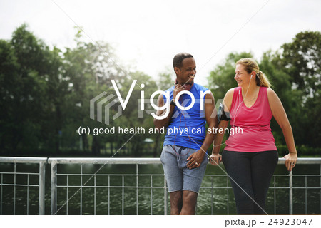 Vigor Energy Strength Powerful Strong Healthy Fitness Concept 24923047